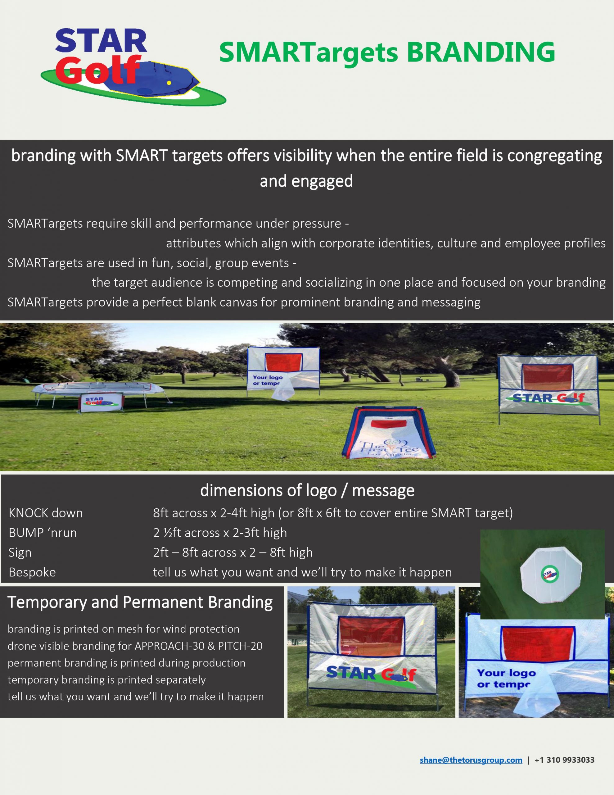 STAR Golf Targets